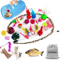 AILUKI 35 PCS Cat Toys Kitten Toys Assortments, Variety Catnip Toy Set by AILUKI