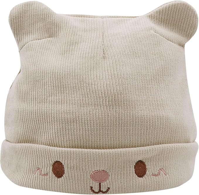 Women's Teen Girls Knitted Cat Kitty Cuffed Beanie Hat Winter Outdoor Stretchy - Image 2