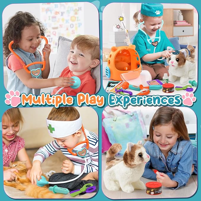 17PCS Interactive Cat Toys for Kids, Toys for 3 4 5 6 7 8 Year Old Girls Kids - Image 7