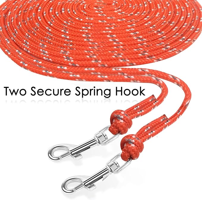 Rypet Reflective Cat Long Leash - 50 FT Escape Proof Walking Leads Yard Long - Image 4