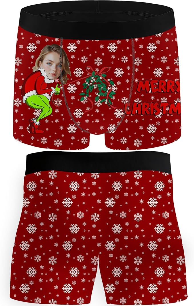 M YESCUSTOM Custom Faces Funny Short Briefs Gift by MYESCUSTOM