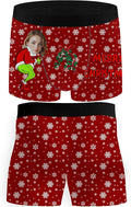 M YESCUSTOM Custom Faces Funny Short Briefs Gift by MYESCUSTOM