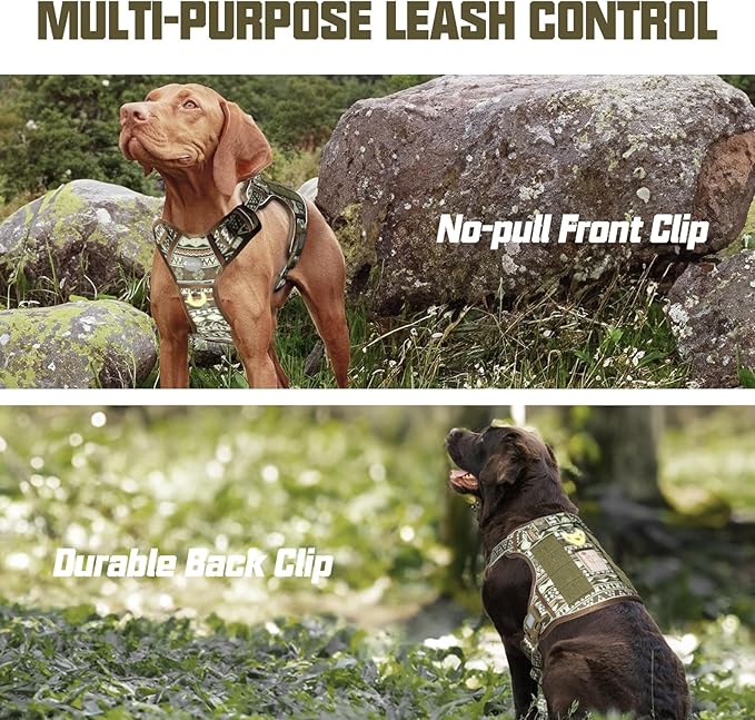 AUROTH Tactical Dog Harness for Large Dogs No Pull Adjustable Pet Harness - Image 5