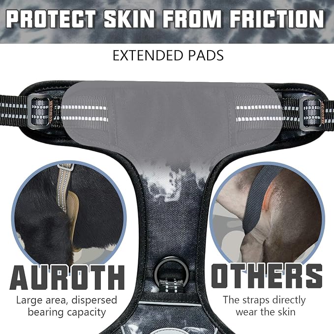 AUROTH Tactical Dog Harness for Small Medium Large Dogs - Image 4