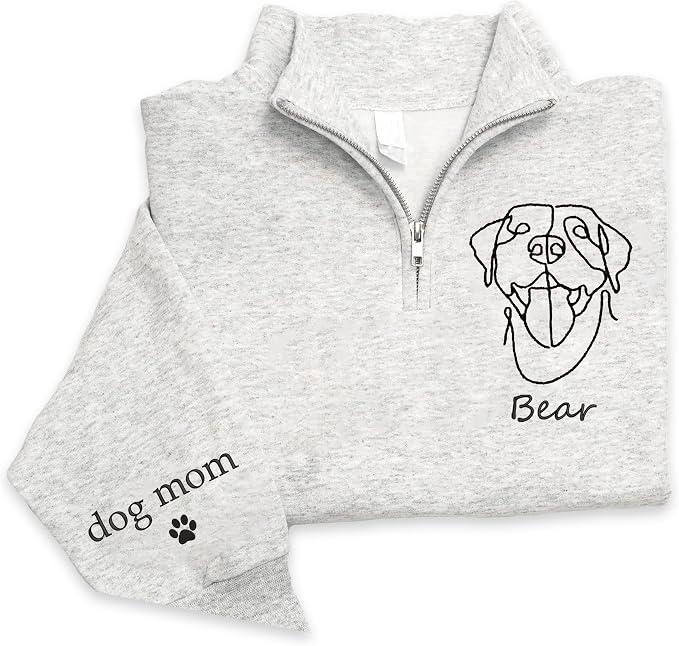 Chillever Personalized Embroidery Sweatshirt by Unknown
