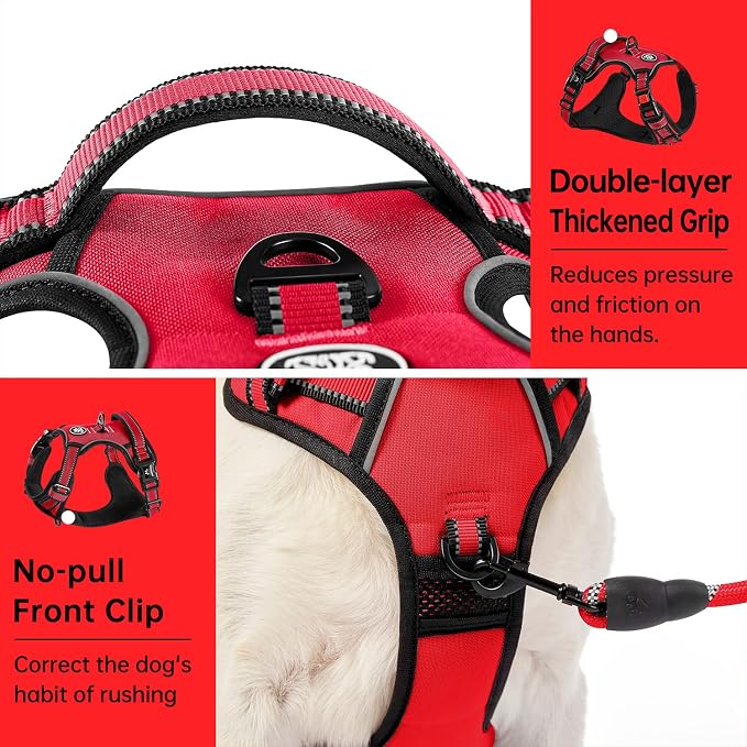 IVY&LANE No Pull Dog Harness for Large Dogs, Dog Vest Harness - Image 4