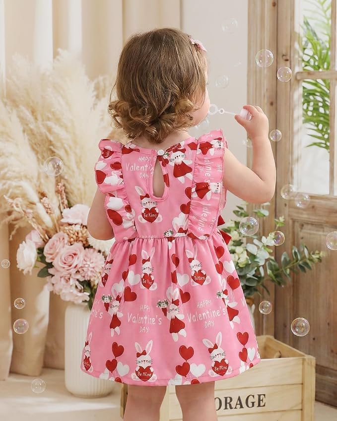Mioglrie Baby Girl Dress Summer Girl Clothes Infant Outfits Newborn Ruffle - Image 3