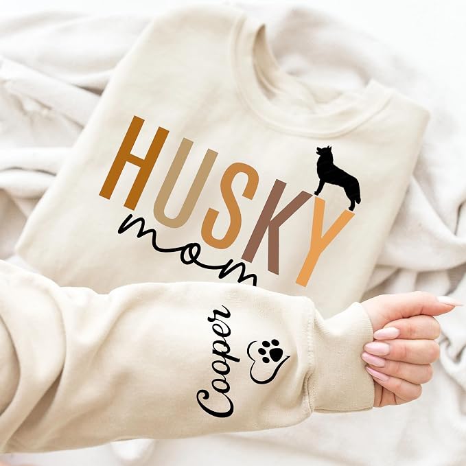 Personalized Dog Sweatshirt for Pet Lovers, Custom Name Crewneck, Cozy Gift for - Image 4