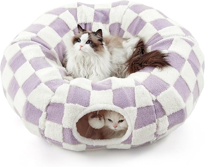 Lesure Cat Tunnel Bed for Indoor Cats by Lesure