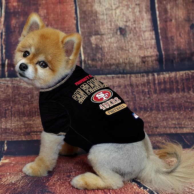 NFL San Francisco 49ers Dog T-shirt Large. - Image 2