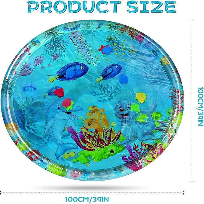 Aqua Cats Water Mat with Fish, Cat Dog Water Mat, Thickened Durable Non-Slip - Image 7