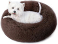Calming Dog Bed & Cat Bed for Indoor Cats, Medium Size Washable Anti-Slip by SunstyleHome