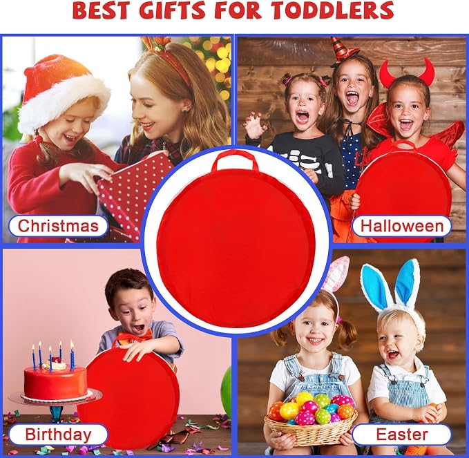 Kids Play Tunnel for Toddlers 1-3, Pop Up Baby Tunnel Crawling Toys for Infant - Image 7