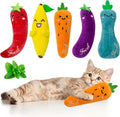 Catnip Toys for Indoor Cats, 5 Pack Cat Toys for Cats, Fluffy Catnip Toys for by Seyezo