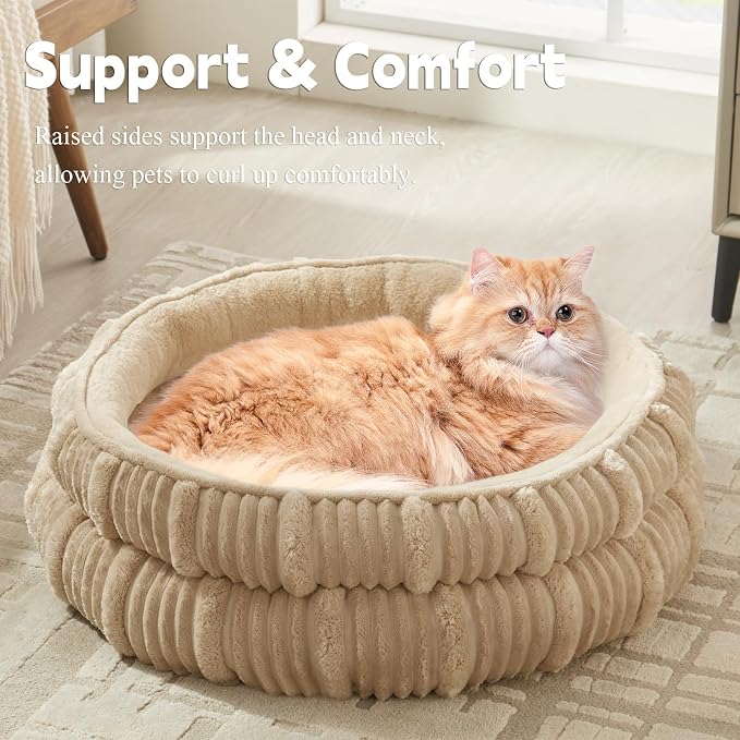 Cat Beds for Indoor Cats, Kitten Bed, Dog Bed for Small Dogs Breeds, Puppy - Image 6