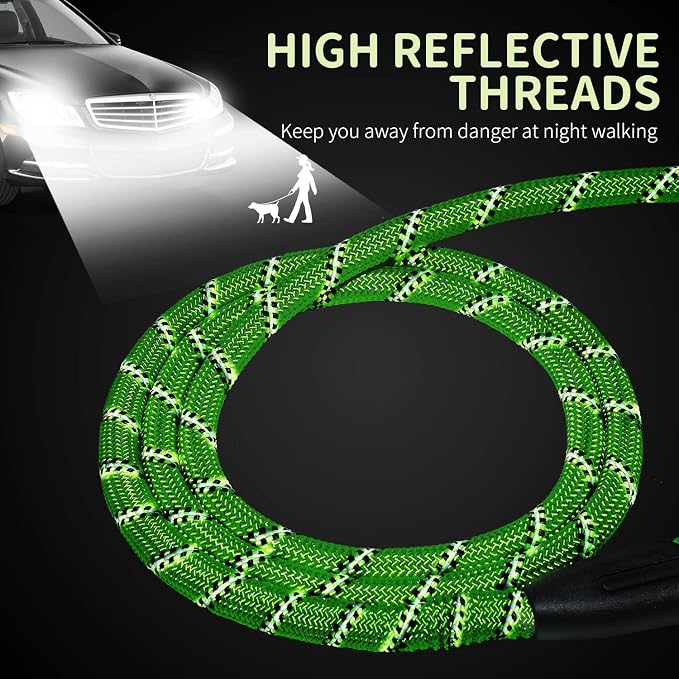 Long Dog Leash for Training 20Ft-Reflective Nylon Rope - Image 3