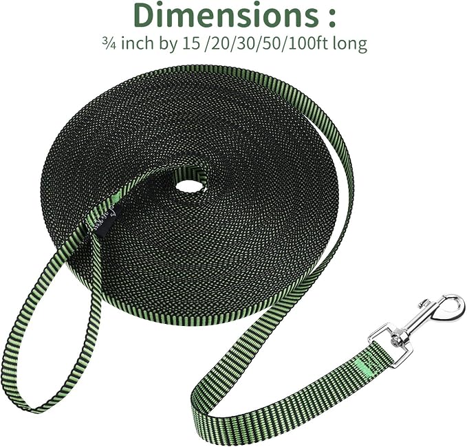 Hi Kiss Dog/Puppy Obedience Recall Training Agility Lead - 15ft 20ft 30ft 50ft - Image 4