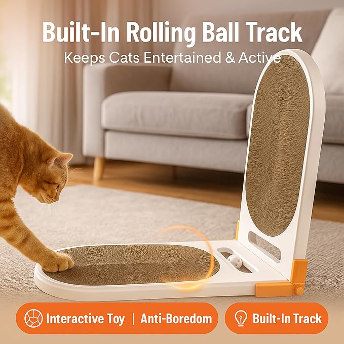 Extra Large 45" L Shaped Cat Scratcher - Image 5