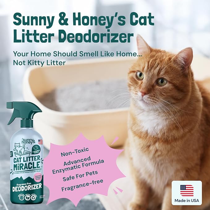 Sunny & Honey Cat Litter Deodorizer Spray - Image 2