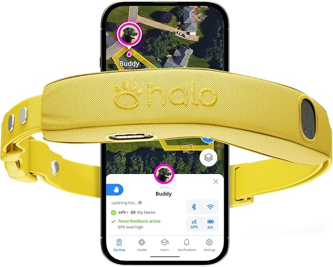 Halo Collar 5 Wireless Dog Fence & GPS Dog Collar, Keep Your Dog Safely by Halo