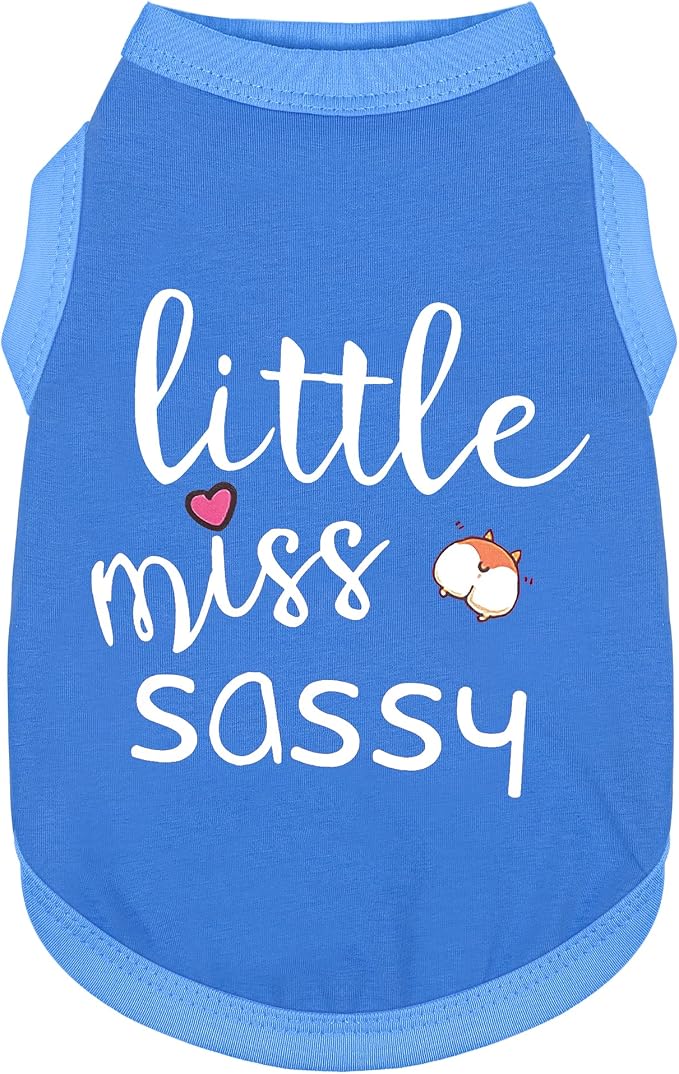 Paiaite Dog Clothes Fashionable Sleeveless Pet Vest: 'Little Miss Sassy' by Paiaite