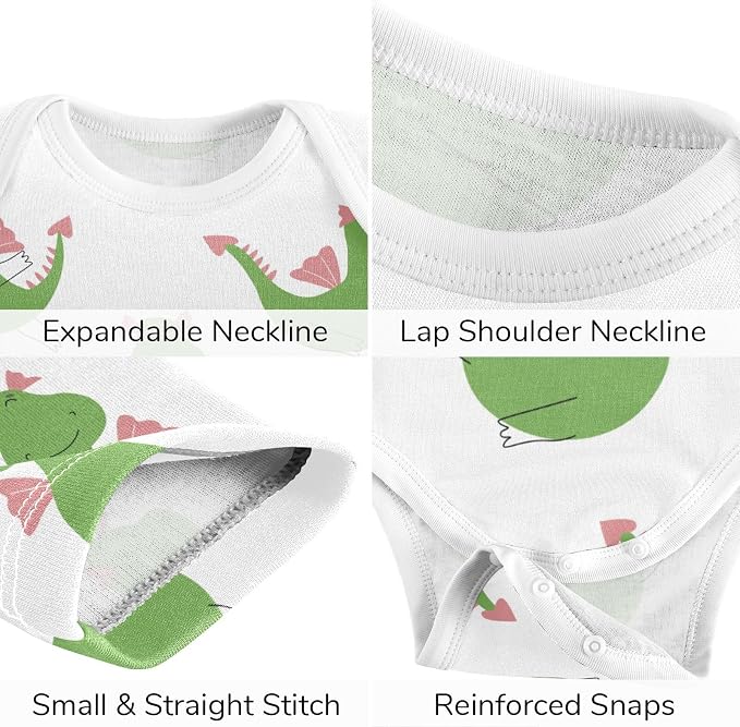 Baby Clothes Set Infant Bodysuits Pants Sets 0-24M - Image 4