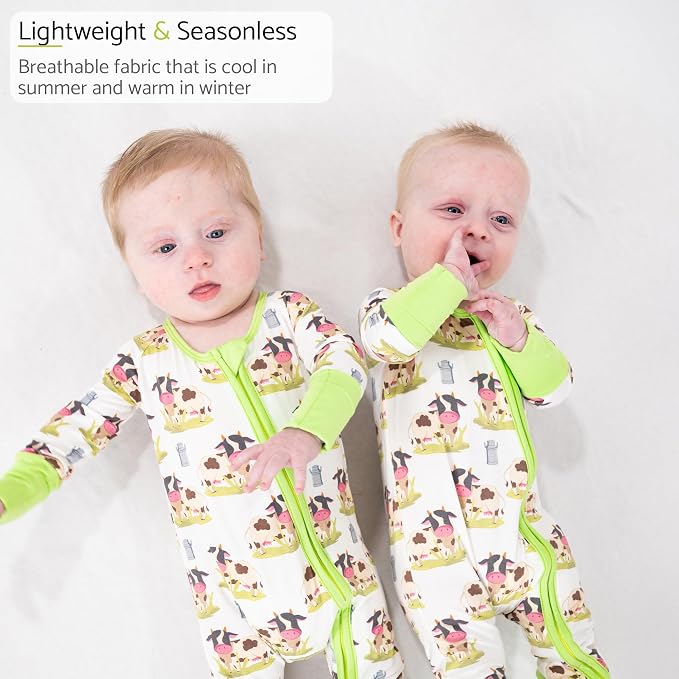 LollyBanks Baby Pajamas, Baby Romper 95% Bamboo Viscose and 5% Spandex - Image 5