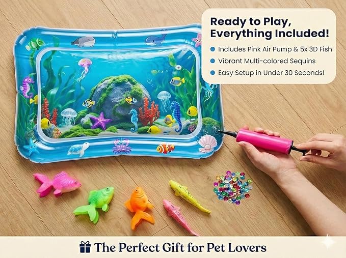 Interactive Cat Toy for indoor Cats, Upgraded Cat Water Mat - Image 7