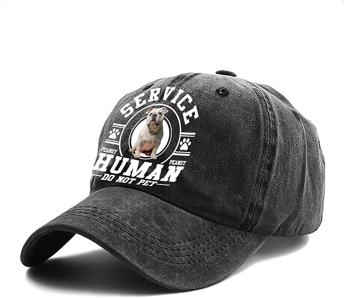 Personalized Vintage Washed Denim Dad Hat, Custom Baseball Cap - Image 2