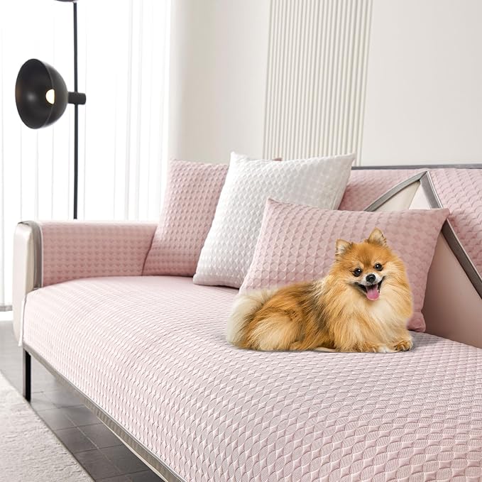 OTOB Cooling Dog Couch Cover Ice Silk Fiber, Washable & Non Slip Sofa by OTOB