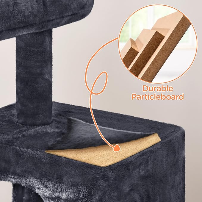 Yaheetech 36in Cat Tree Cat Tower Cat Condo Play House Climber Stand Furniture - Image 5