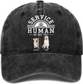 Personalized Vintage Washed Denim Dad Hat, Custom Baseball Cap by Lallamotion