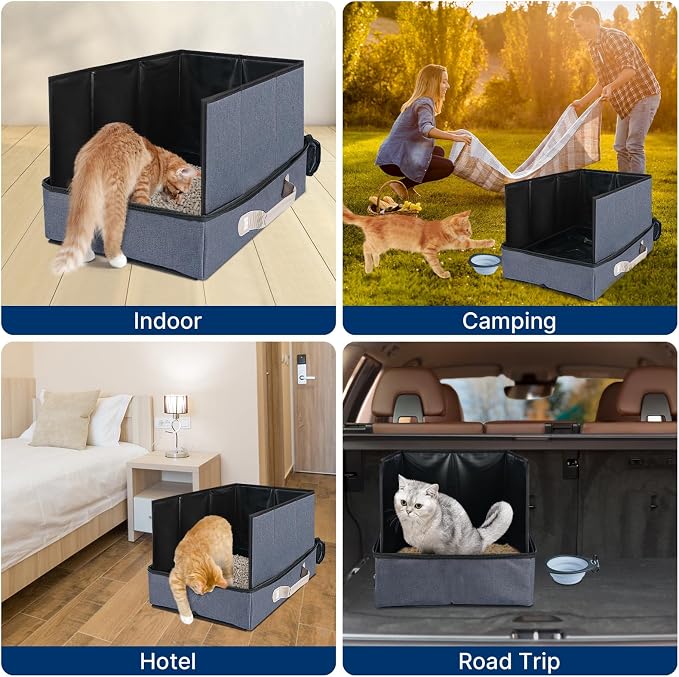 17.7 x 13.5 x 13.75 Travel Litter Box - Image 7