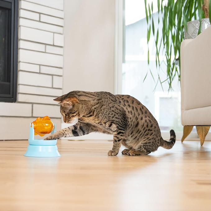 Catstages 2-in-1 Spinning Fish Treat Dispenser Cat Toy, Interactive Puzzle - Image 7