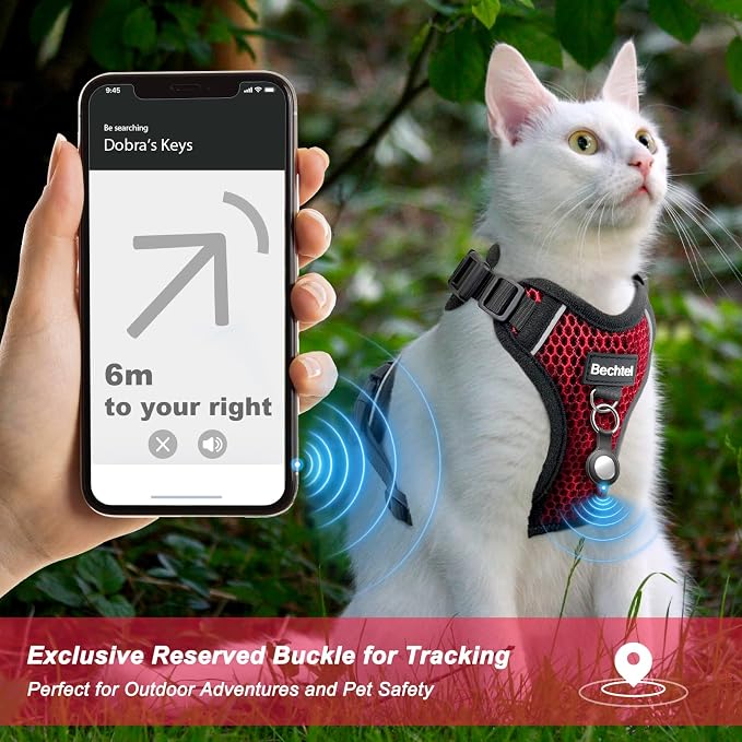 Cat Harness and Leash for Walking Escape Proof Soft Adjustable Cat Leash - Image 3