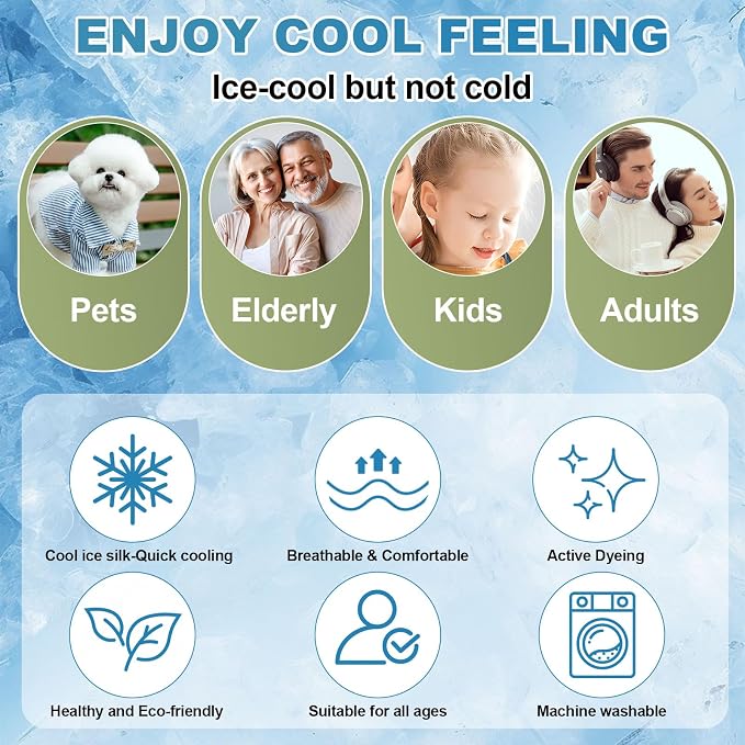 OTOB Cooling Dog Couch Cover Ice Silk Fiber, Washable & Non Slip Sofa - Image 2