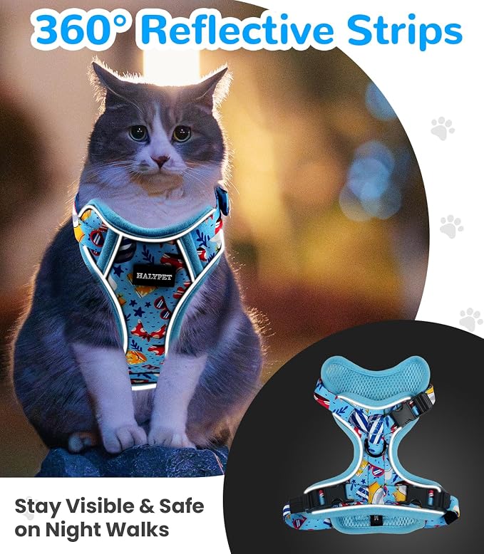 Halypet Cat Harness and Leash Set - Image 7