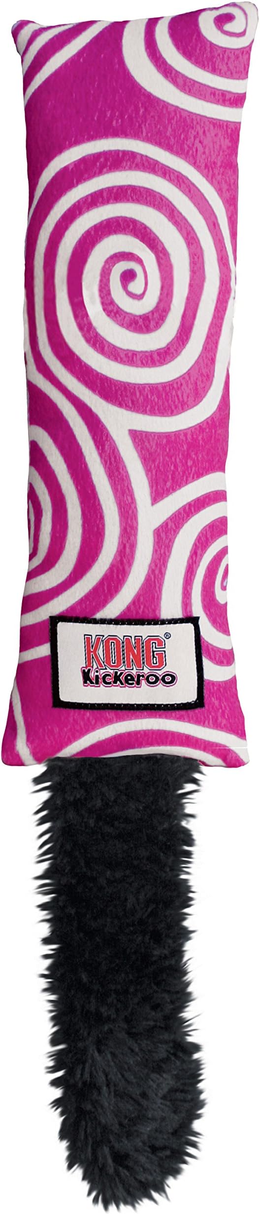 KONG Kickeroo Swirl Cat Toy – Plush by KONG