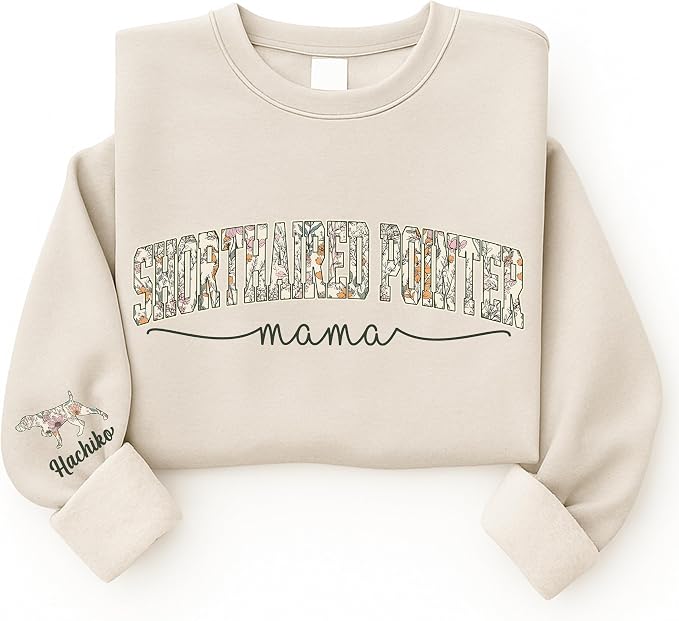 Personalized Dog Mom Sweatshirt, Dog Lover Crewneck, Gift Idea - Image 2