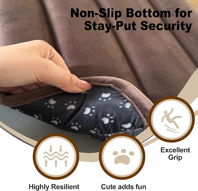 Dog Crate Pad, Ultra Soft & Anti-Slip Kennel Mat, Secure Fit - Image 4