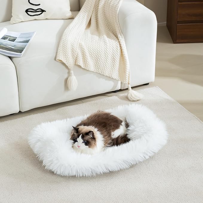 Dog Cat Bed Mat 19.6x31.4 inch, Washable Soft Plush Faux Fur Fluffy Puppy Pad - Image 6