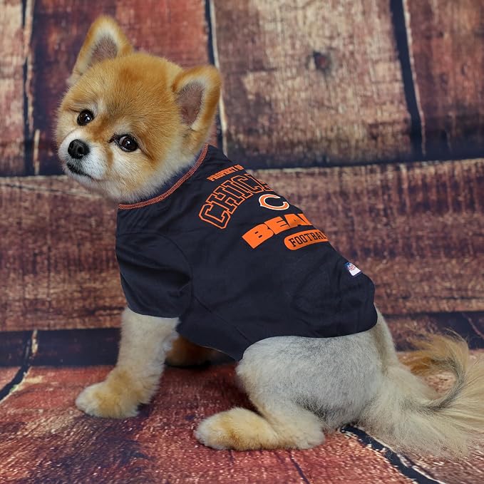 NFL Chicago Cubs Dog T-Shirt for Pets, Size Large. Officially Licensed Pet Shirt - Image 2