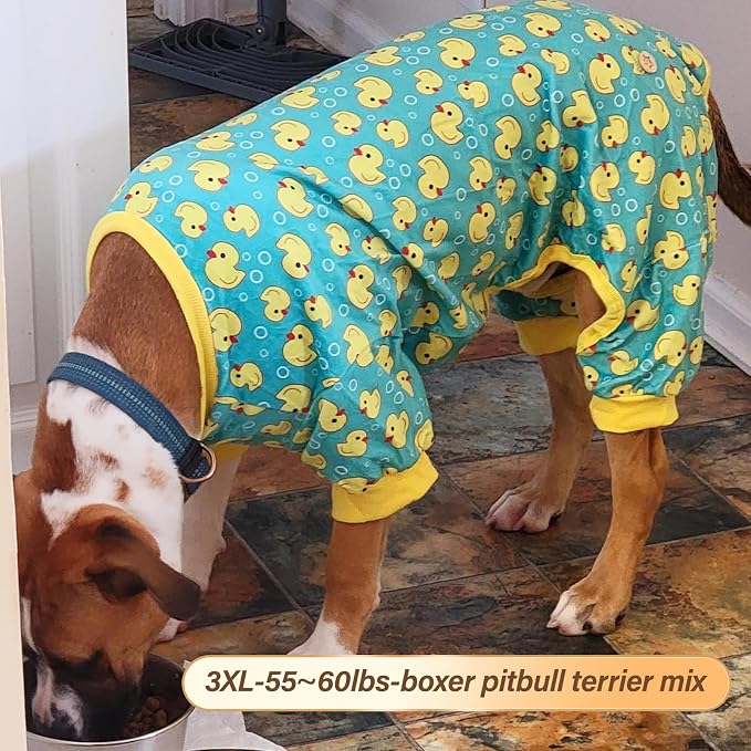 KYEESE Dog Pajamas Velvet Dog Pajamas Large Sized Dogs Soft Dogs Clothes Pjs - Image 7