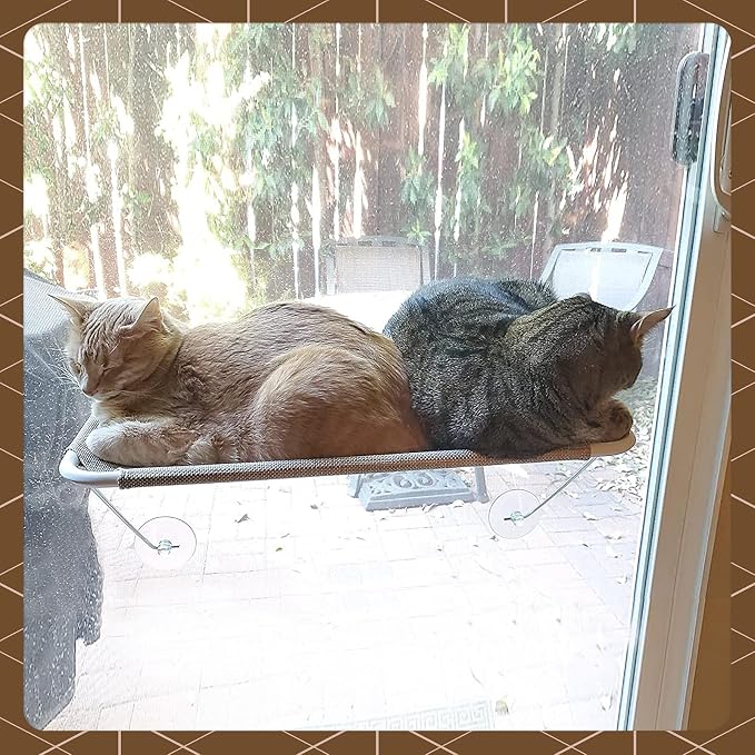 All Around 360° Sunbath and Lower Support Safety Iron Cat Window Perch - Image 3