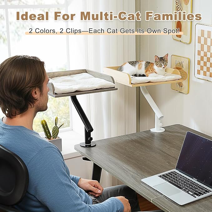 PAWZ Road Cat Desk Bed, Wooden Cat Bed - Image 8
