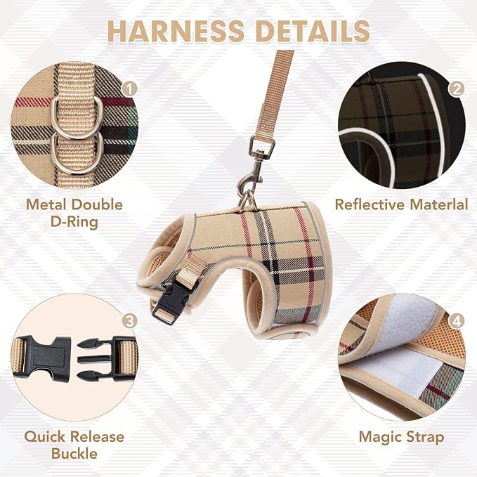 BINGPET Cat Harness and Leash Escape Proof - Image 2