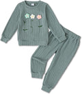 Jecson Toddler Girl Fall Clothes: Soft Outfits Set Embroidered Knit Top & by WarmthLoveinStitches