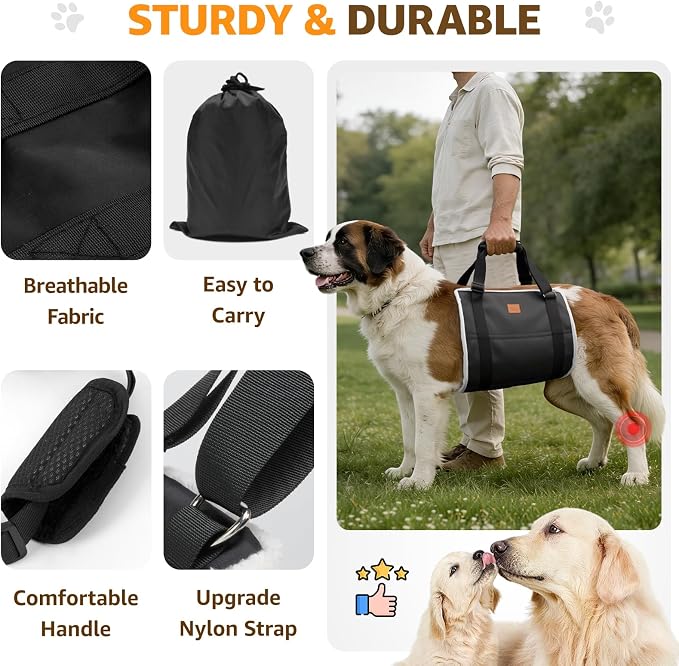 Adjustable Dog Lift Harness Dog Sling - Image 8