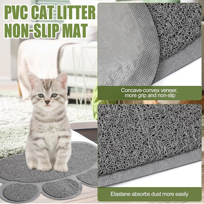 7 Pcs Small Cat Kitten Starter Kit Cat Litter Box - Image 5