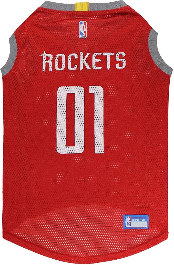Pets First NBA HOUSTON ROCKETS DOG Jersey, X-Large by PETSFIRST